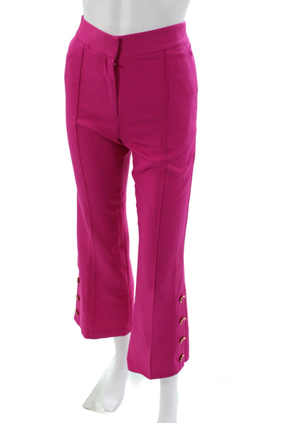 Milly Womens Pink Polyester Dress Pants Button Inseam 27 Size 0