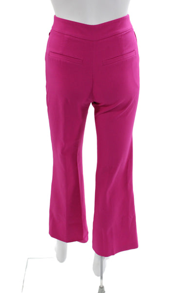 Milly Womens Pink Polyester Dress Pants Button Inseam 27 Size 0