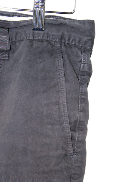 Rag & Bone Mens Chino Shorts Gray Cotton Button Casual Size 31