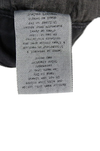 Rag & Bone Mens Chino Shorts Gray Cotton Button Casual Size 31