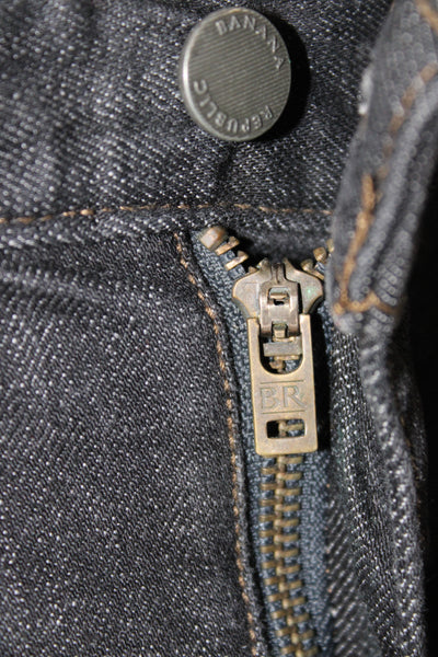 Banana Republic Mens Skinny Black Cotton Jeans Size 31