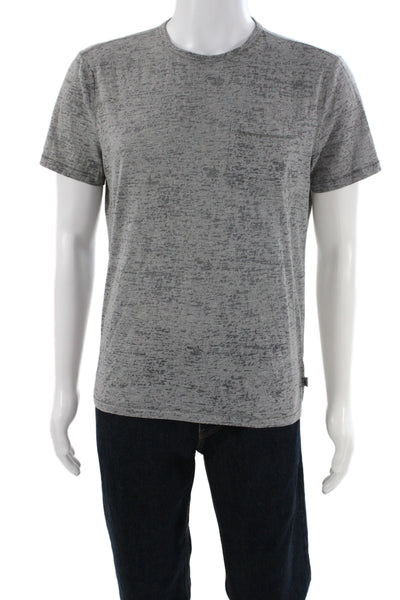 John Varvatos Star USA Men Basic Gray Tee Short Sleeve Size M