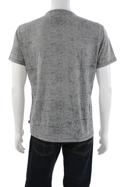 John Varvatos Star USA Men Basic Gray Tee Short Sleeve Size M