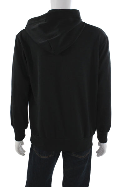 Play Comme Des Garcons Mens Pullover Hoodie Black Heart Drawstring Size L