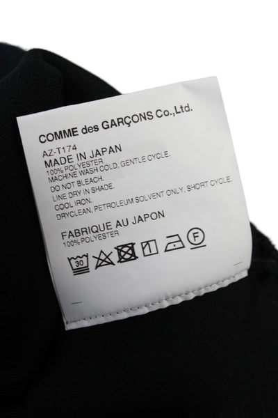 Play Comme Des Garcons Mens Pullover Hoodie Black Heart Drawstring Size L