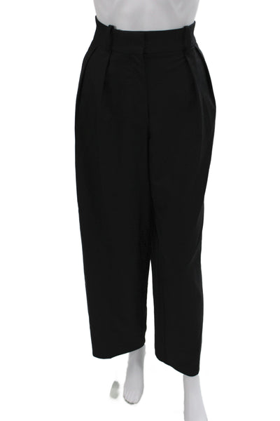 MNG Women Black Dress Pants Button Closure Size 2