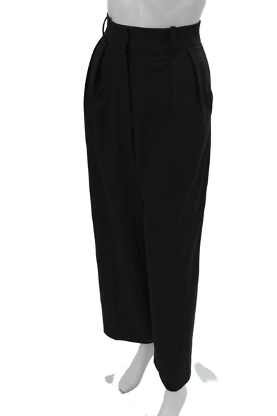 MNG Women Black Dress Pants Button Closure Size 2