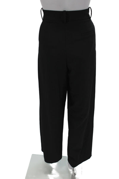 MNG Women Black Dress Pants Button Closure Size 2