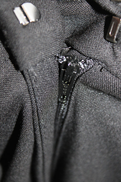 MNG Women Black Dress Pants Button Closure Size 2