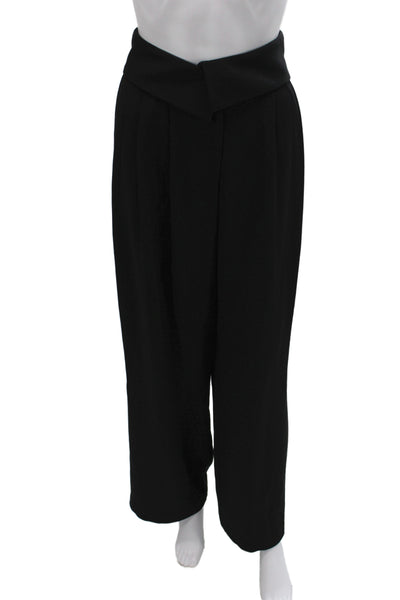 Drew Womens Dress Pants Black Zip Triacetate Minimalist Size 2