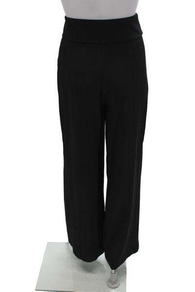 Drew Womens Dress Pants Black Zip Triacetate Minimalist Size 2
