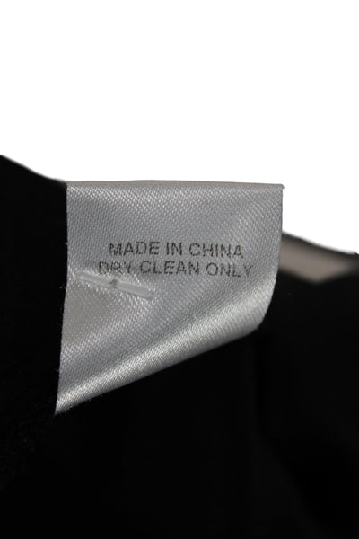 Hartly Women Dress Pants Black 100% Silk Zip Inseam 29 Size 26