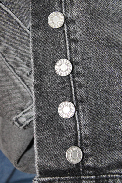 Agolde Womens Cropped Gray High Rise Cotton Jeans Size 26