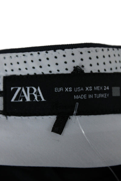 Zara Women Dress Pants Black Size XS