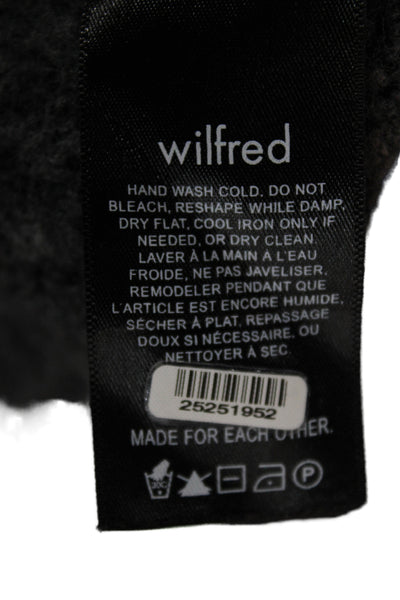 Wilfred Womens Pullover Sweater Gray Crew Neck Long Sleeve 59% Nylon Size XS
