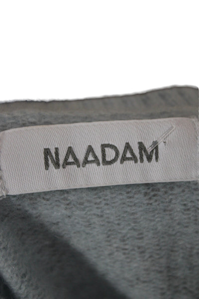 Naadam Womens Blue 100% Cashmere Crew Neck Pullover Sweater Long Sleeve Size S