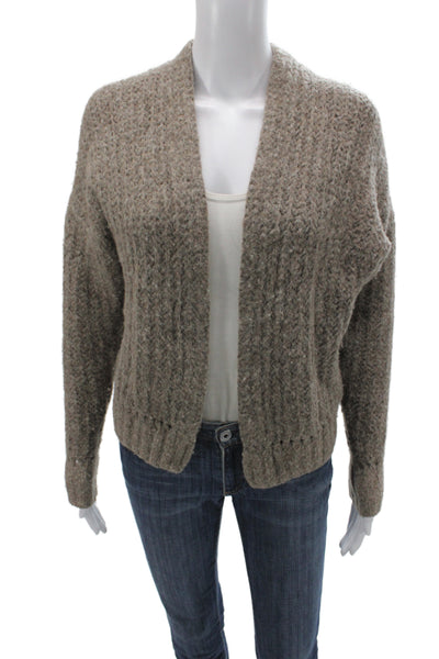 Wilfred Womens Alpaca V-Neck Cardigan Brown Long Sleeve Size XS
