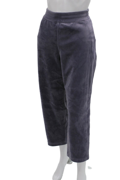 Lululemon Womens Velour Sweatpants Purple Pull On Size 14