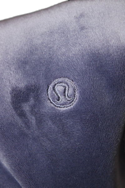 Lululemon Womens Velour Sweatpants Purple Pull On Size 14