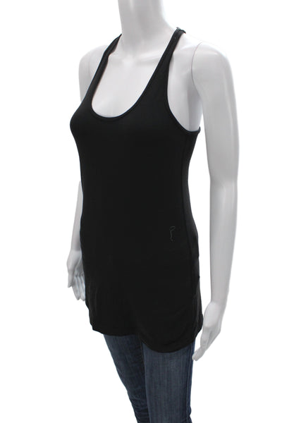 Lululemon Women Black Basic Cotton Scoop Neck Sleeveless Tank Size 4