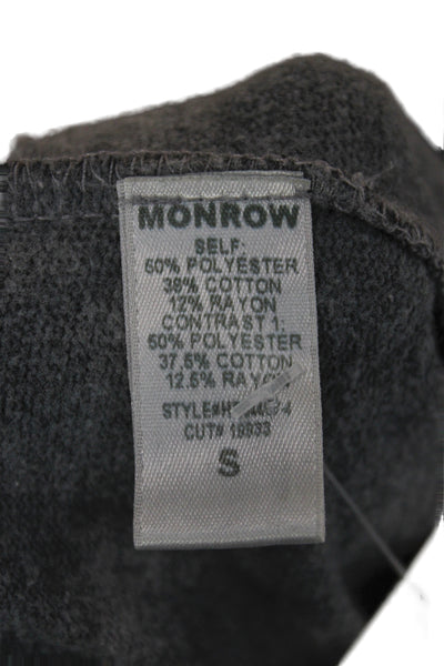 Monrow Womens Tie Dye Gray Jogger Pants Drawstring Size S