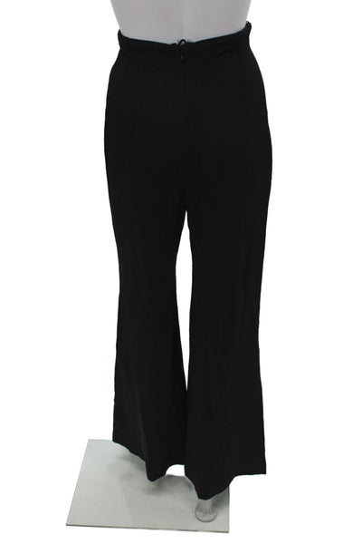 Silvia Tcherassi Womens Black Dress Pants Viscose Zip Size XS