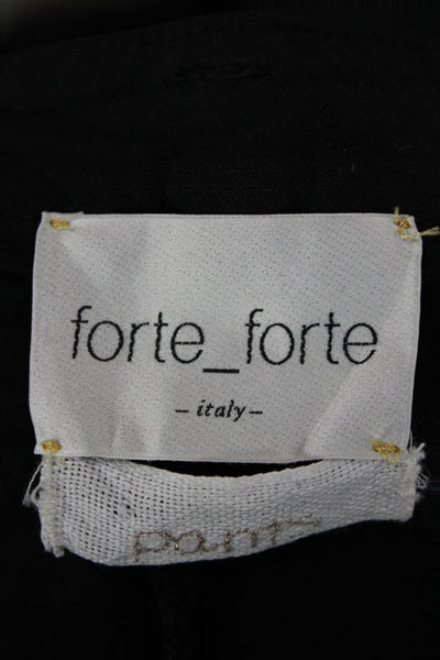Forte Forte Womens Ankle Pants Black Viscose Size 1