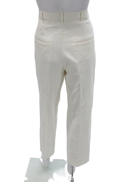 The Great Womens Cropped White Cotton Pants Size 26