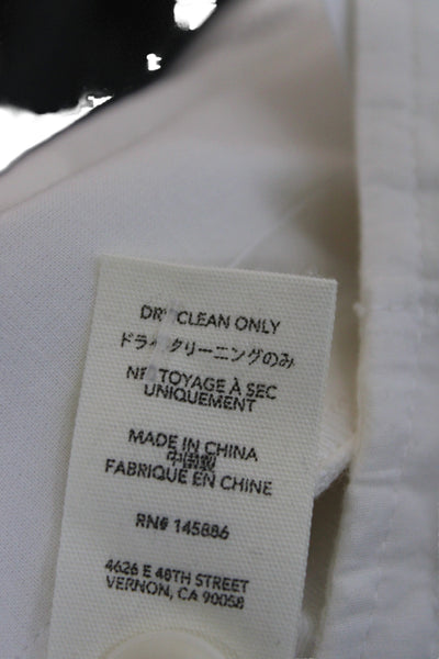 The Great Womens Cropped White Cotton Pants Size 26