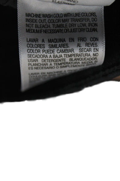 Mother Women Ankle Jeans Black High Rise Cotton Button Inseam 30 Size 28