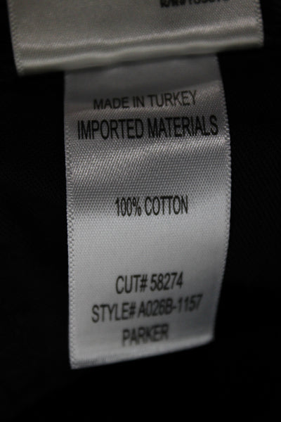 Agolde Women Cut-Off Cotton Shorts Black Size 28
