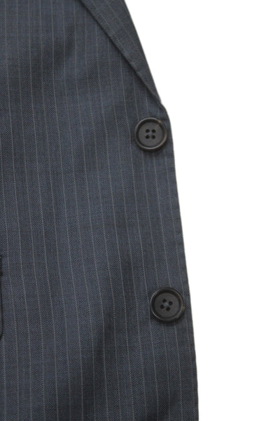 Alton Lane Mens Gray Striped 2 Piece Suit Size 38