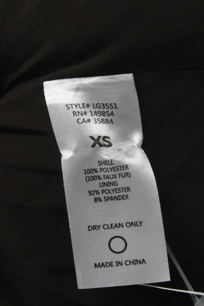 Sage The Label Women Overcoat Gray Long Sleeve Winter Size XS
