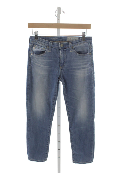 AG Adriano Goldschmied Women Ankle Jeans Blue Cotton High Rise Size 26