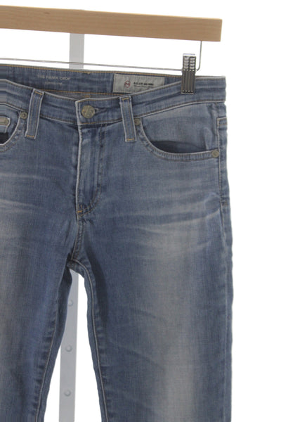 AG Adriano Goldschmied Women Ankle Jeans Blue Cotton High Rise Size 26