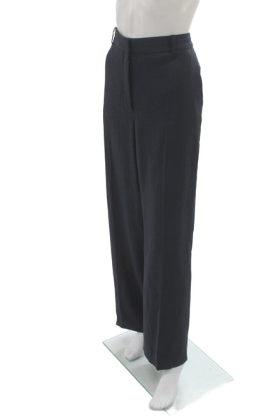 Babaton Aritzia Women Dress Pants Blue Triacetate Inseam 32 Size 10