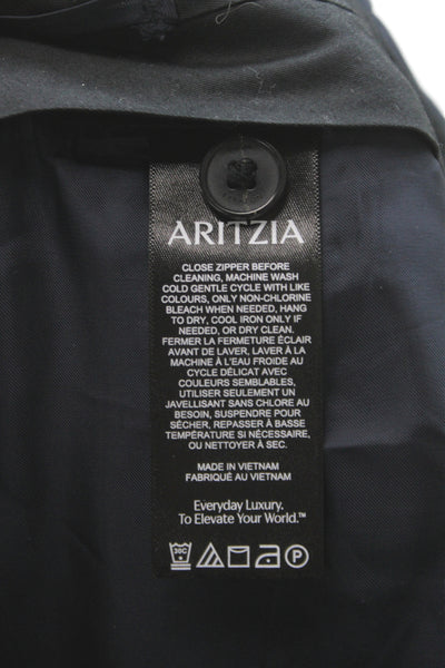 Babaton Aritzia Women Dress Pants Blue Triacetate Inseam 32 Size 10