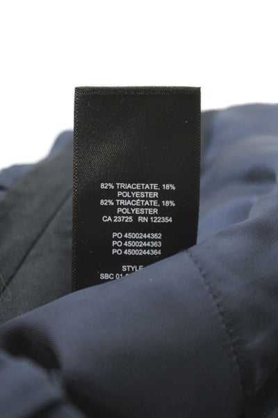 Babaton Aritzia Women Dress Pants Blue Triacetate Inseam 32 Size 10
