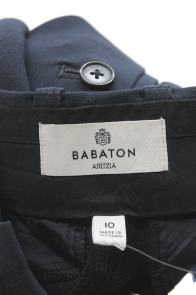 Babaton Aritzia Women Dress Pants Blue Triacetate Inseam 32 Size 10