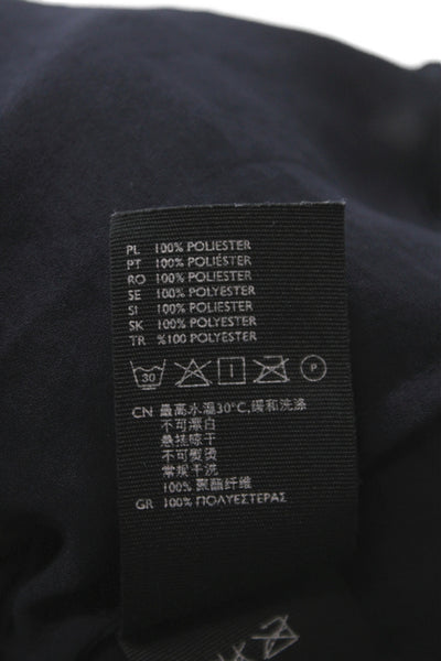 COS Women Basic Collared Long Sleeve Button-Up Black Size 38