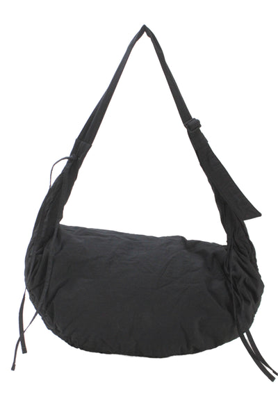 COS Unisex Adults Solid Adjustable Zip Up Crossbody Bag Black