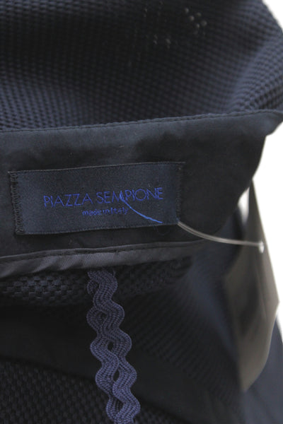 Piazza Sempione Women Basic Jacket Blue Long Sleeve Size S