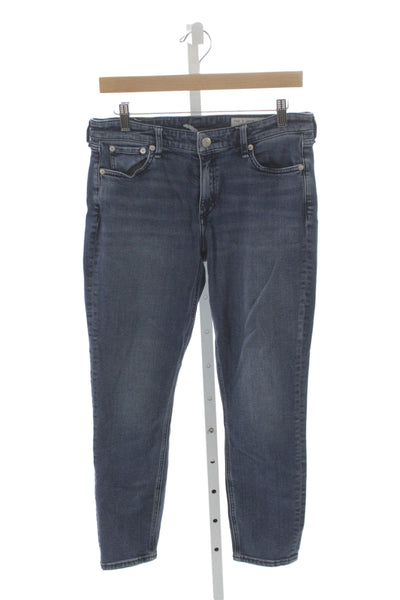 Rag & Bone Womens Ankle Jeans Blue Mid Rise Cotton Size 28