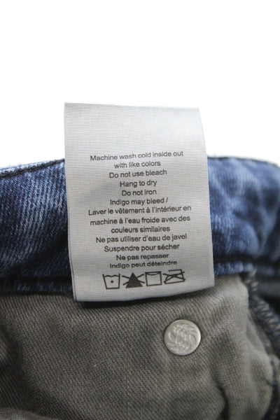 Rag & Bone Womens Ankle Jeans Blue Mid Rise Cotton Size 28