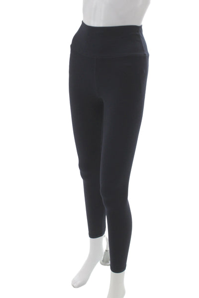 Splits 59 Women Ankle Black Polyester Athleisure Leggings Size S