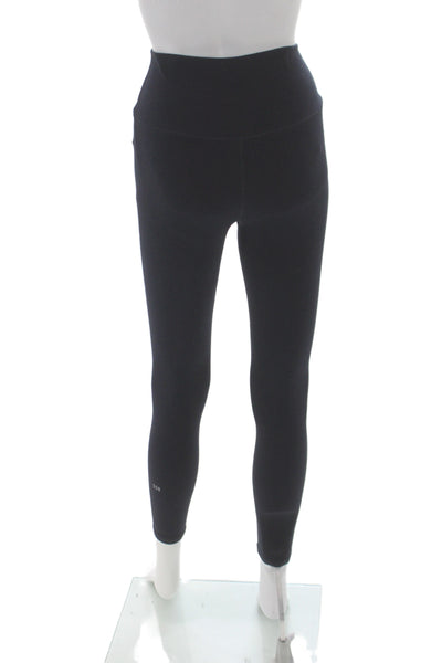 Splits 59 Women Ankle Black Polyester Athleisure Leggings Size S