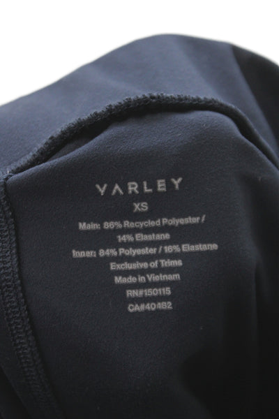 Varley Womens Athleisure Mini Skort Blue Recycled Polyester Pull On Size XS