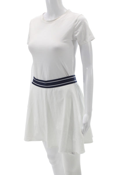 RLX Ralph Lauren Womens A-Line Skort White Mini Short Sleeve Athleisure Size M