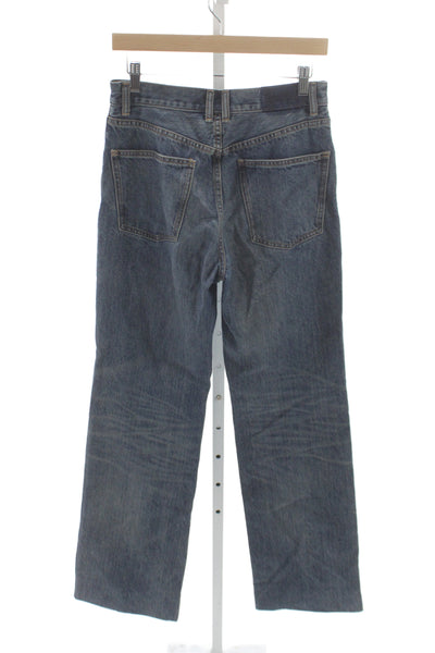 Alexa Chung for Madewell Women Blue High Rise Straight Jeans Size 26