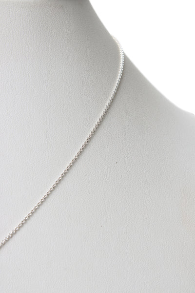 Pandora Womens 925 Silver Cubic Zirconia Halo Pendant Collier Necklace 17"